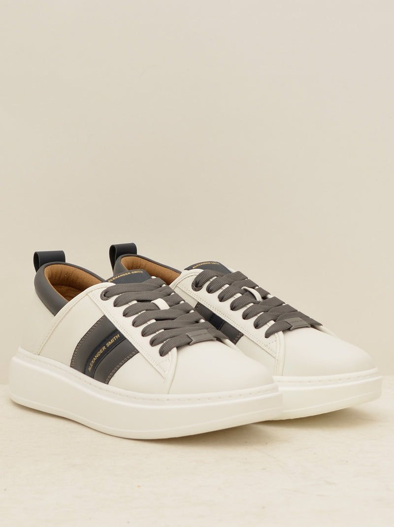 ALEXANDER SMITH SNEAKERS WEMBLEY BIANCO/GRIGIO