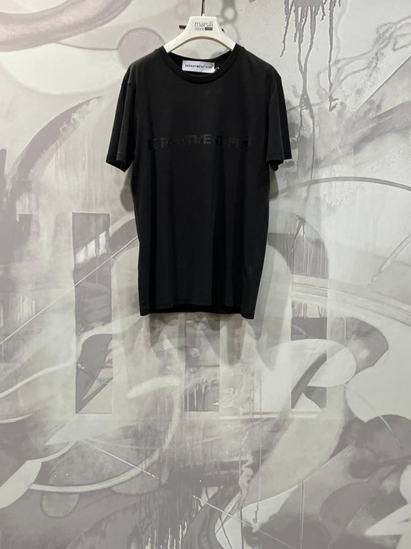 DEPARTMENT 5 T-SHIRT LOGO FRONTALE ANTRACITE