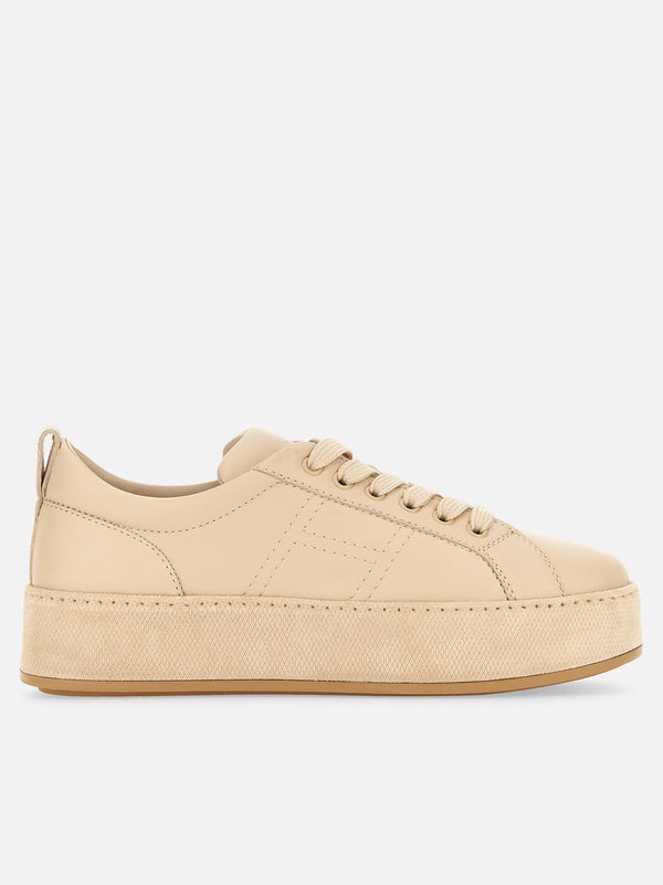 HOGAN SNEAKERS H681 FONDO FASCIATO BEIGE