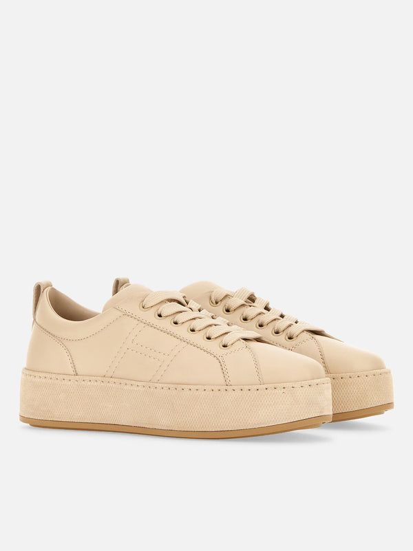 HOGAN SNEAKERS H681 FONDO FASCIATO BEIGE