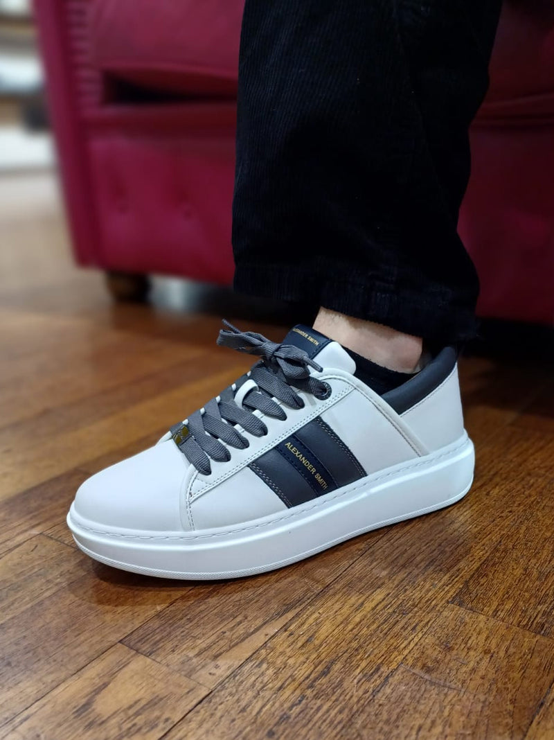 ALEXANDER SMITH SNEAKERS WEMBLEY BIANCO/GRIGIO