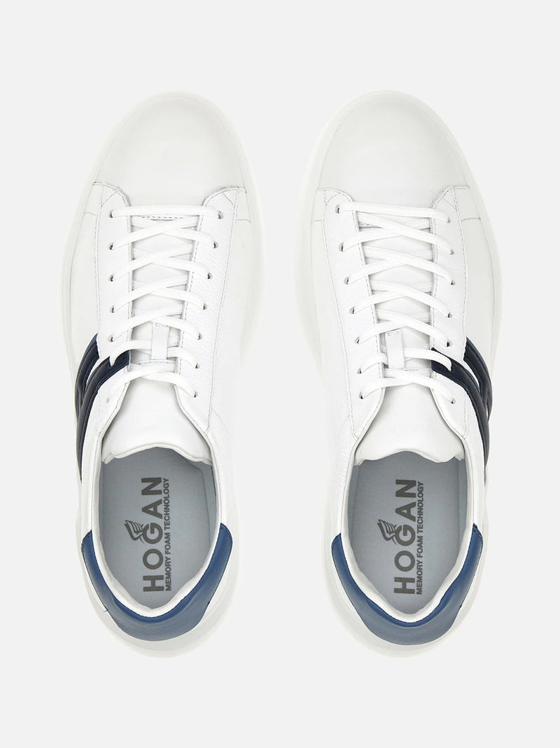 HOGAN SNEAKERS H580 PELLE BIANCO AVIO