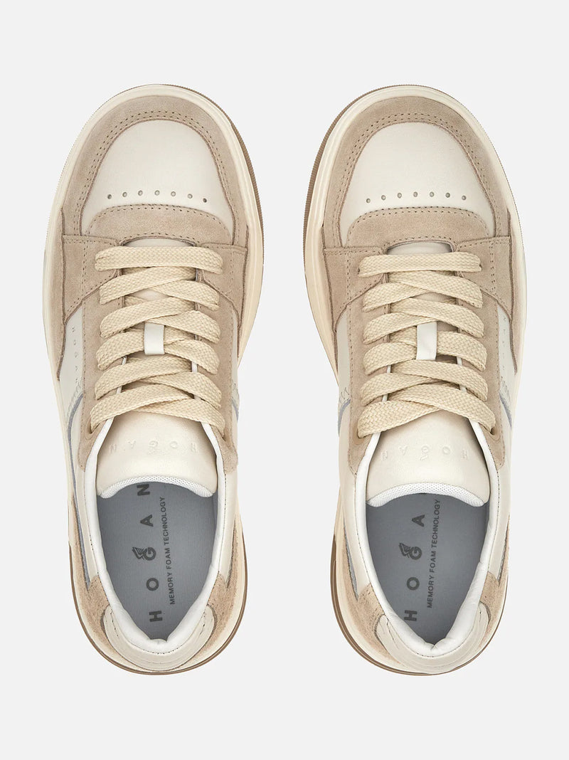 HOGAN SNEAKERS CHAMALLOW BIANCO BEIGE