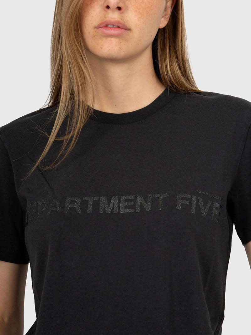 DEPARTMENT 5 T-SHIRT LOGO FRONTALE ANTRACITE