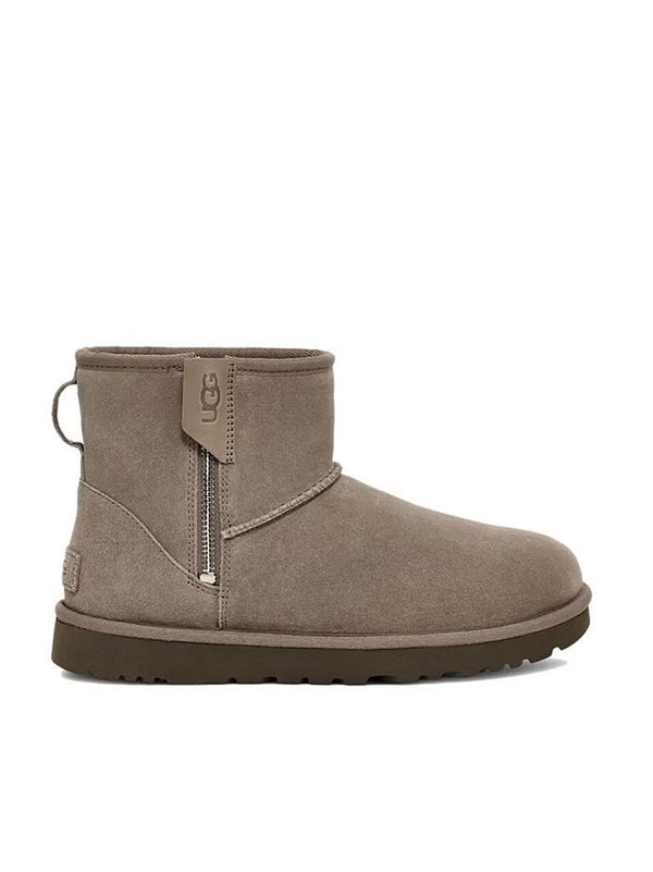 UGG STIVALI CLASSIC MINI BAILEY ZIP MARRONE