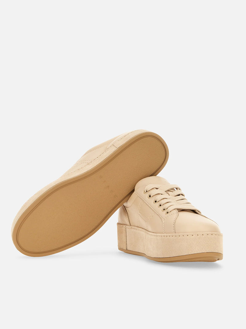 HOGAN SNEAKERS H681 FONDO FASCIATO BEIGE