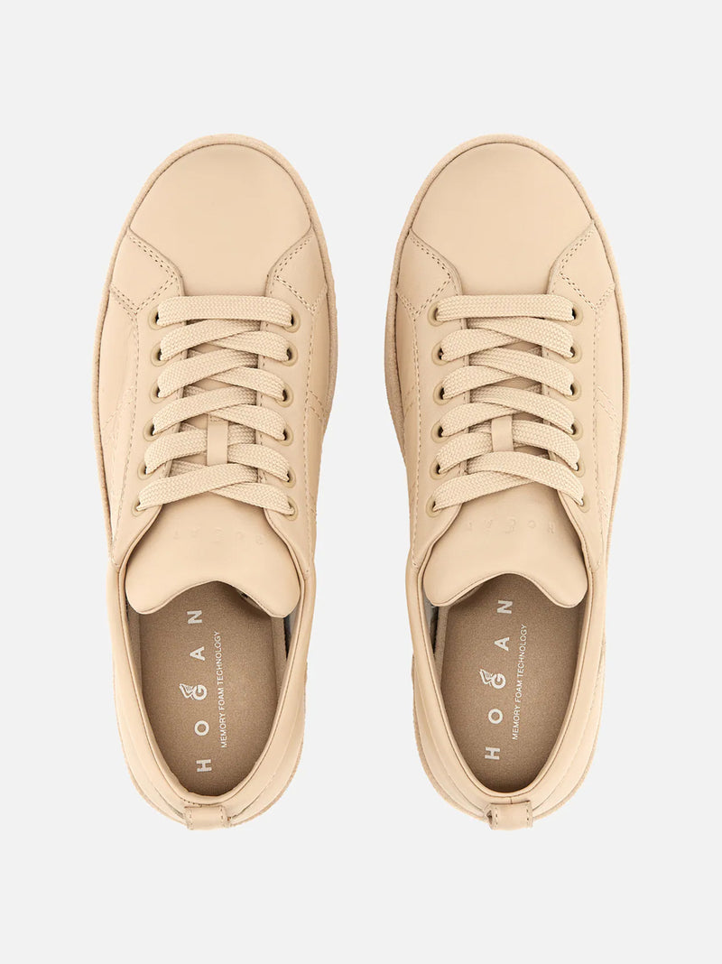 HOGAN SNEAKERS H681 FONDO FASCIATO BEIGE