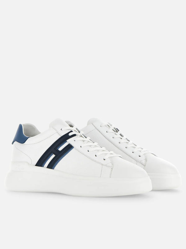 HOGAN SNEAKERS H580 PELLE BIANCO AVIO