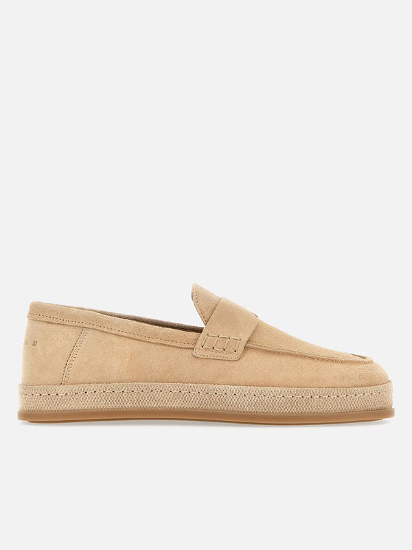 HOGAN MOCASSINO SUEDE BEIGE