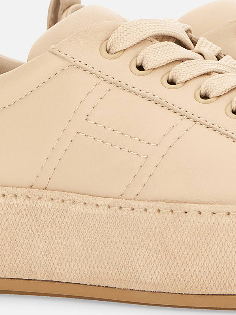 HOGAN SNEAKERS H681 FONDO FASCIATO BEIGE