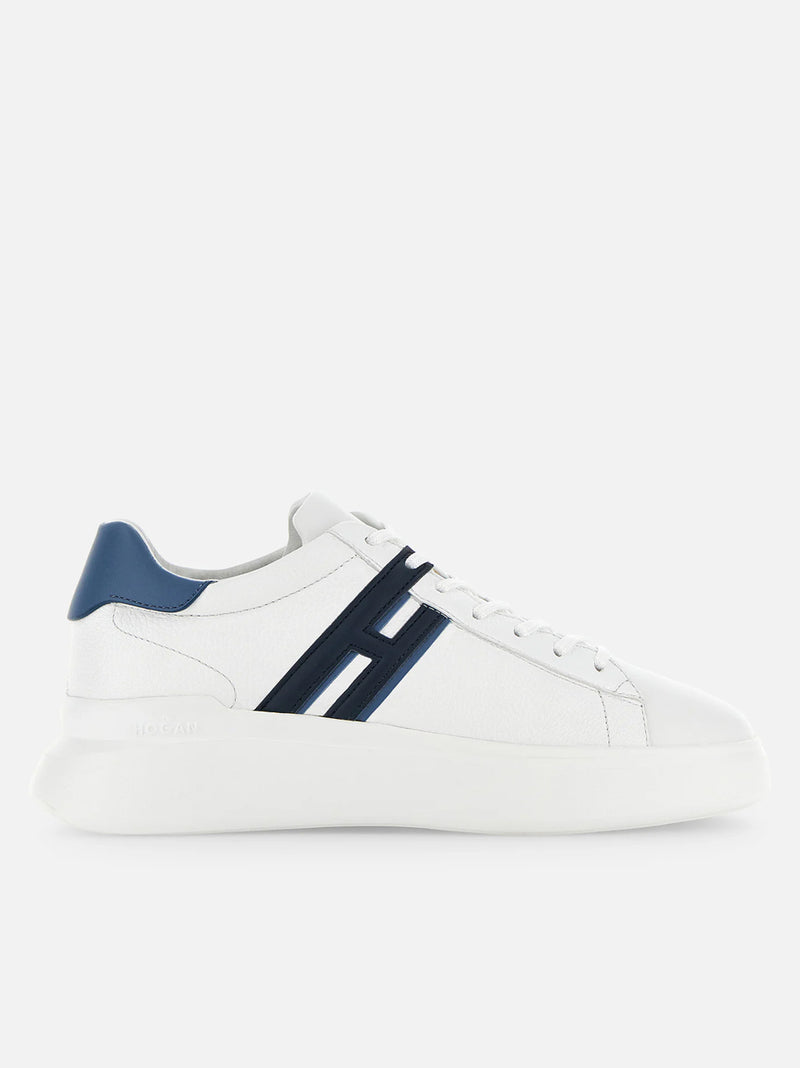 HOGAN SNEAKERS H580 PELLE BIANCO AVIO