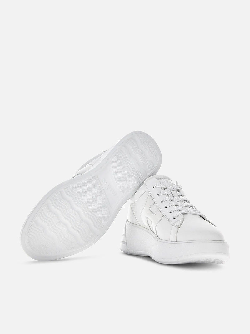 HOGAN SNEAKERS REBEL BIANCO ARGENTO