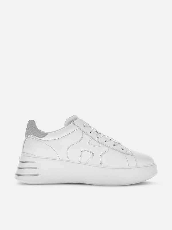 HOGAN SNEAKERS REBEL BIANCO ARGENTO