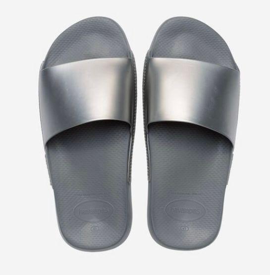 havaianas SLIDE METAL414713135445178STEEL GREY