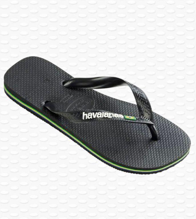 havaianas BRASIL LOGO 41108501069BLACK\BLACK