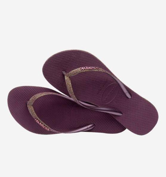 havaianas SLIM SPRKLE41469372967AUBERGINE