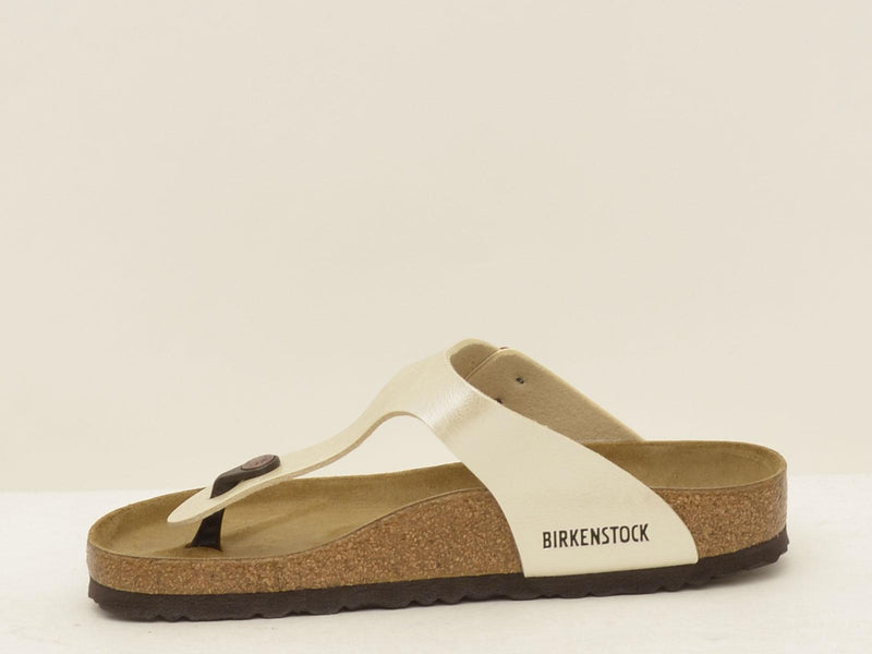 BIRKENSTOCK GIZEH943871PEARL WHITE