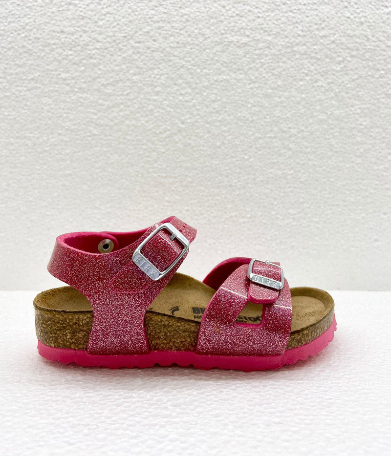 BIRKENSTOK kids RIOBIRKOFLOR GLITTERFUXIA