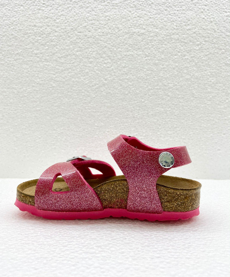 BIRKENSTOK kids RIOBIRKOFLOR GLITTERFUXIA