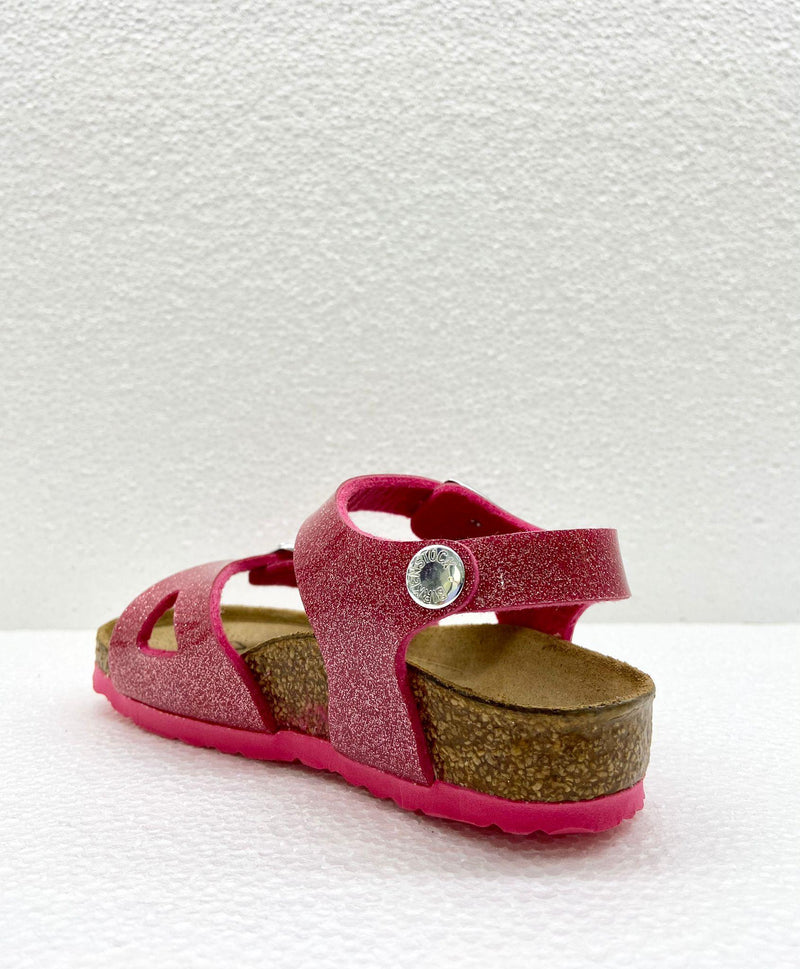 BIRKENSTOK kids RIOBIRKOFLOR GLITTERFUXIA