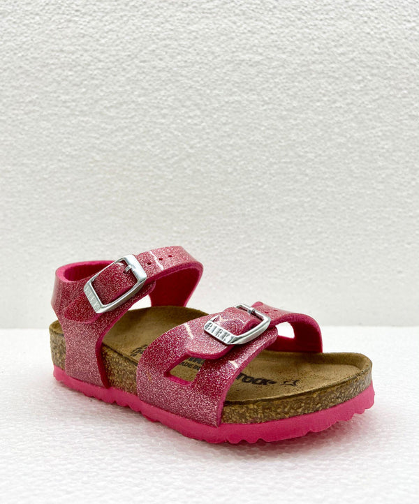 BIRKENSTOK kids RIOBIRKOFLOR GLITTERFUXIA