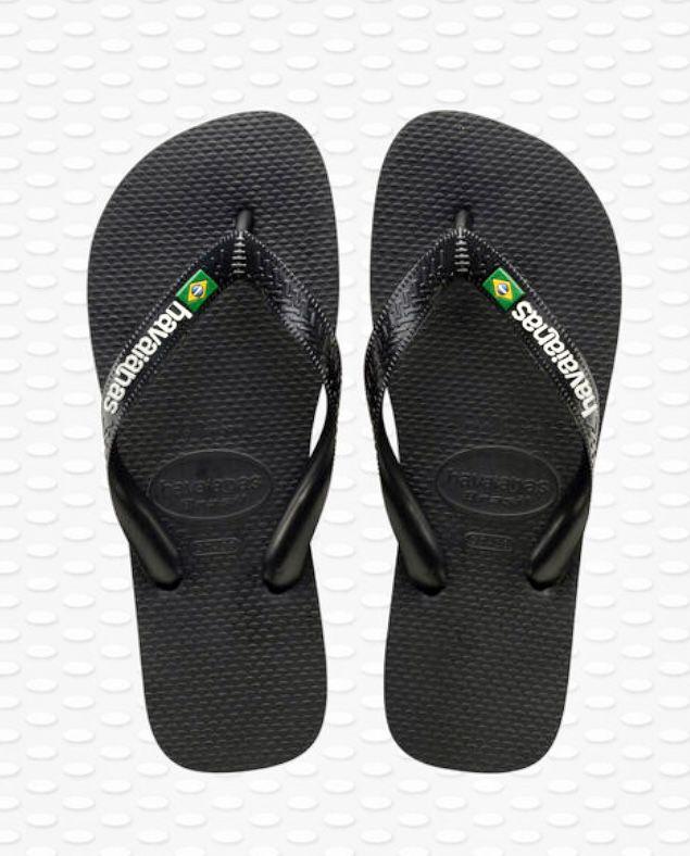 havaianas BRASIL LOGO 41108501069BLACK\BLACK